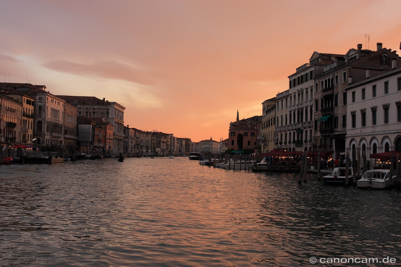 Venedig - Sonnenuntergang auf dem Canal Grande