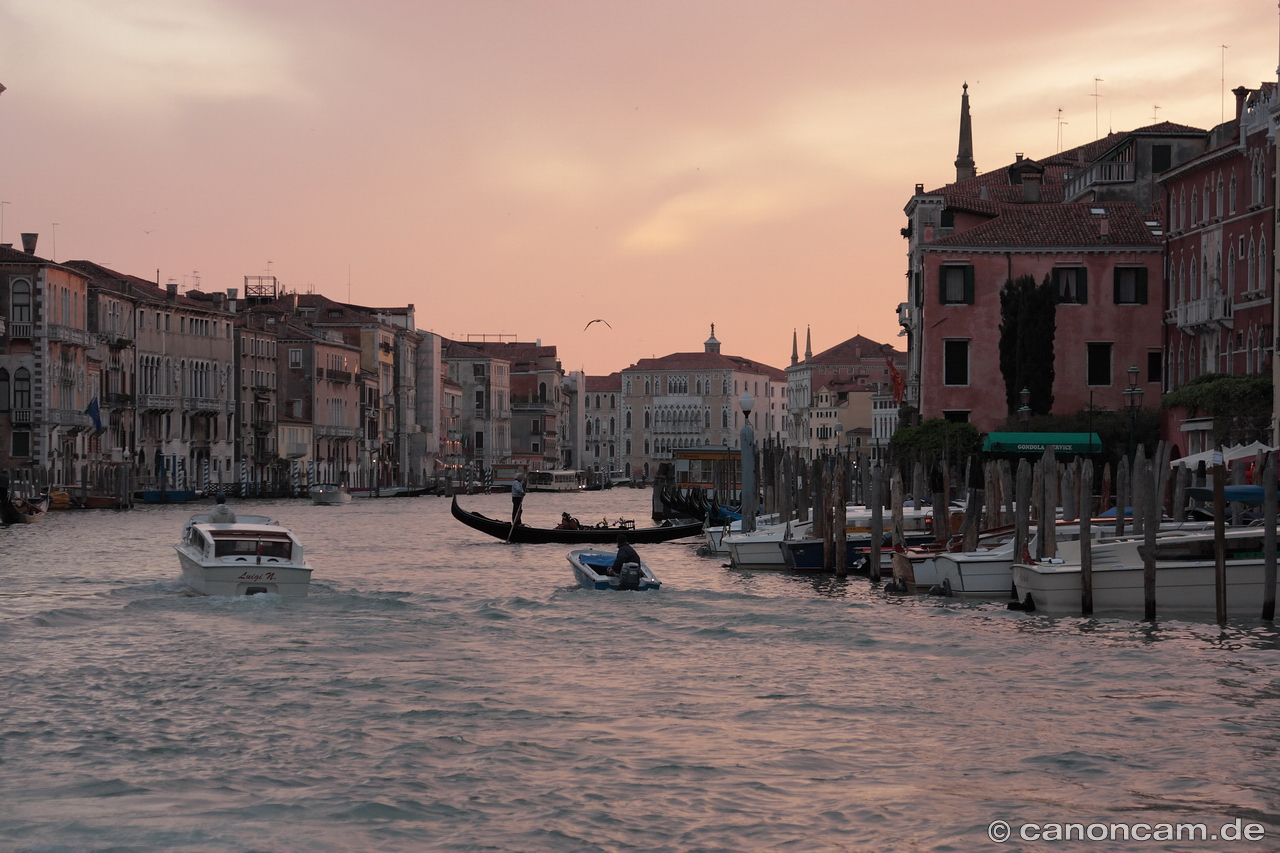 Venedig - Sonnenuntergang auf dem Canal Grande