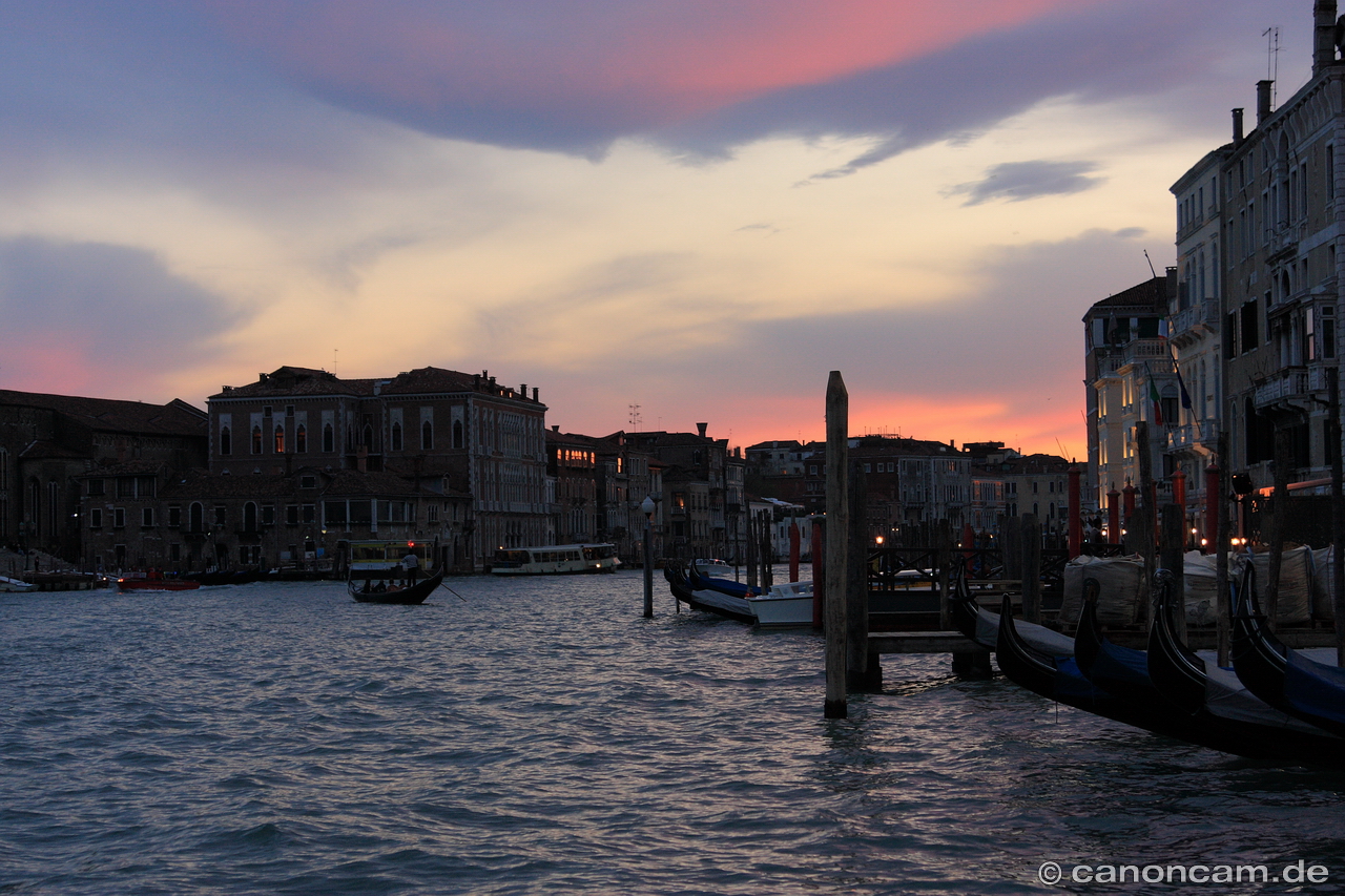 Venedig - Canal Grande im Abendrot