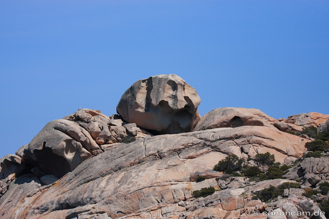 Rundliche Granit-Felsformation