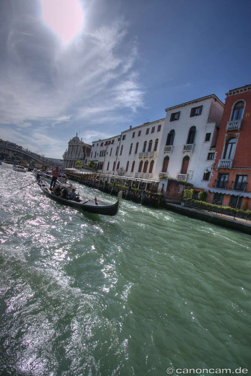 Venedig - Canal Grande im Sonnenschein - HDR