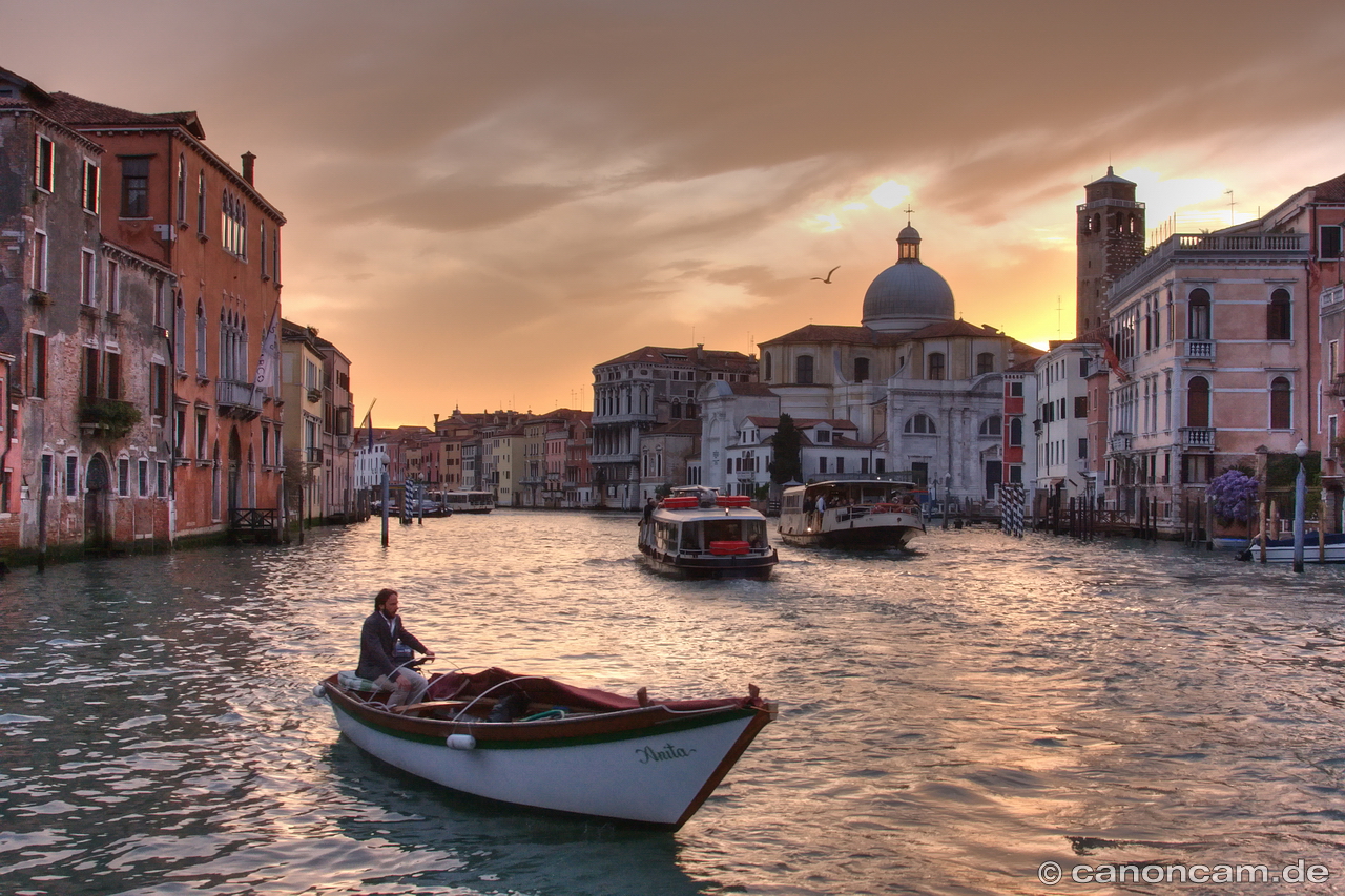 Venedig - Sonnenuntergangstimmung - HDR