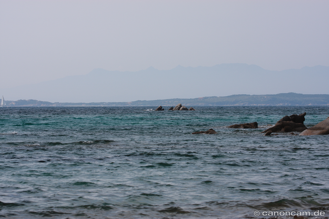 Blick aufs Tyrrhenische Meer von La Maddalena aus