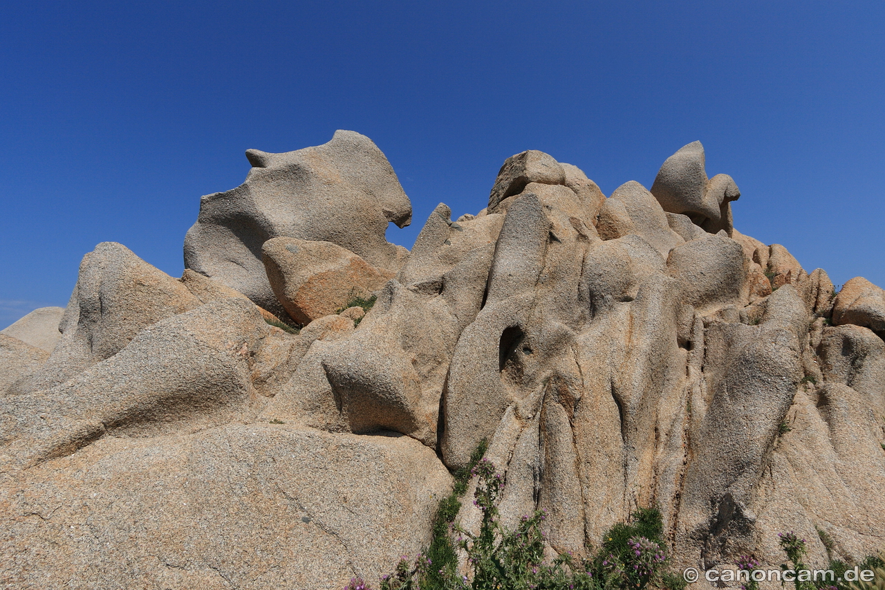 Granitformation am Capo Testa