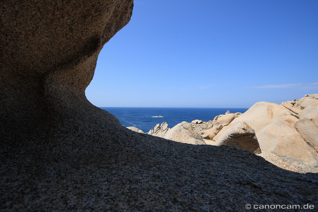 Granitfelsen am Capo Testa