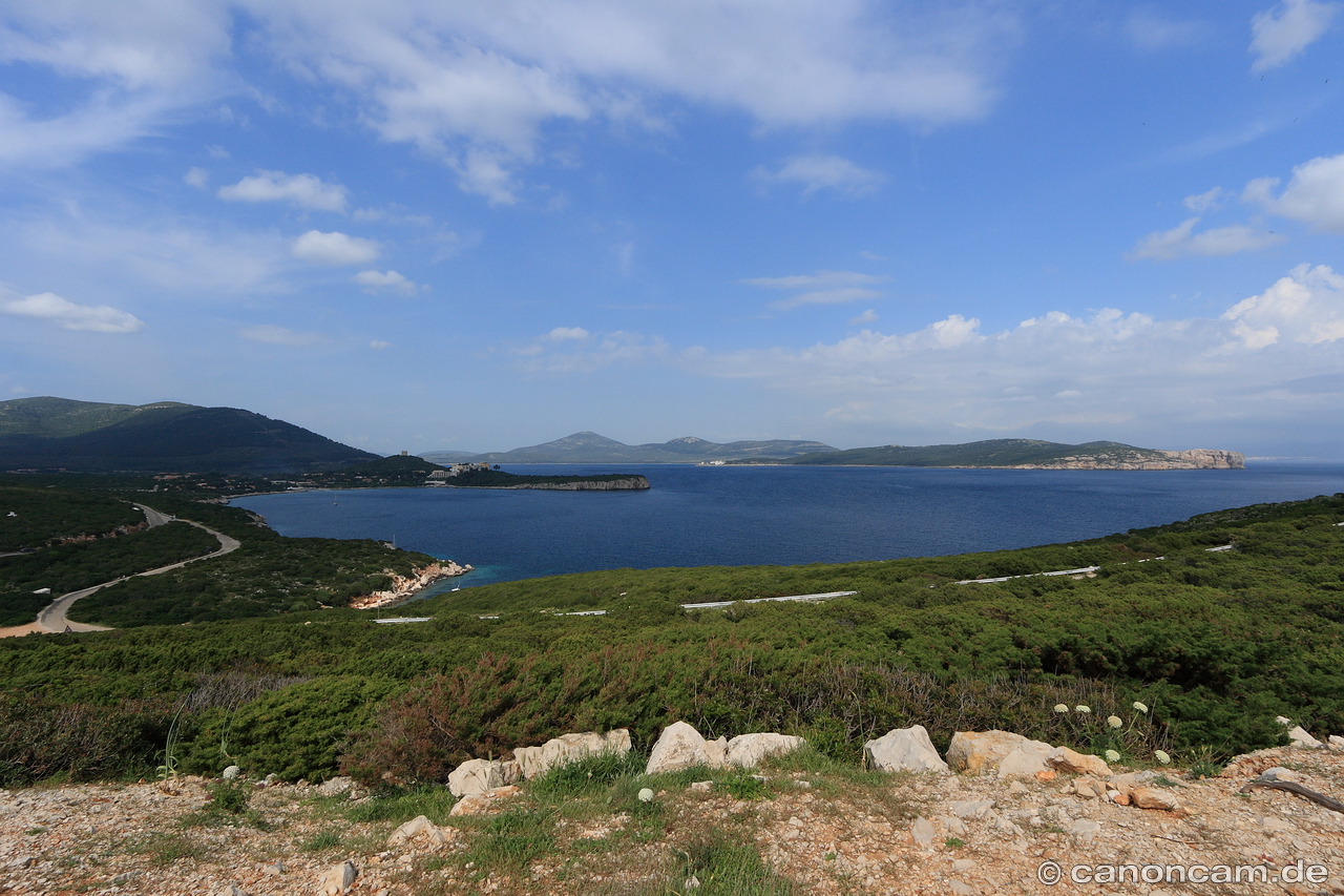 Blick auf das Capo Caccia