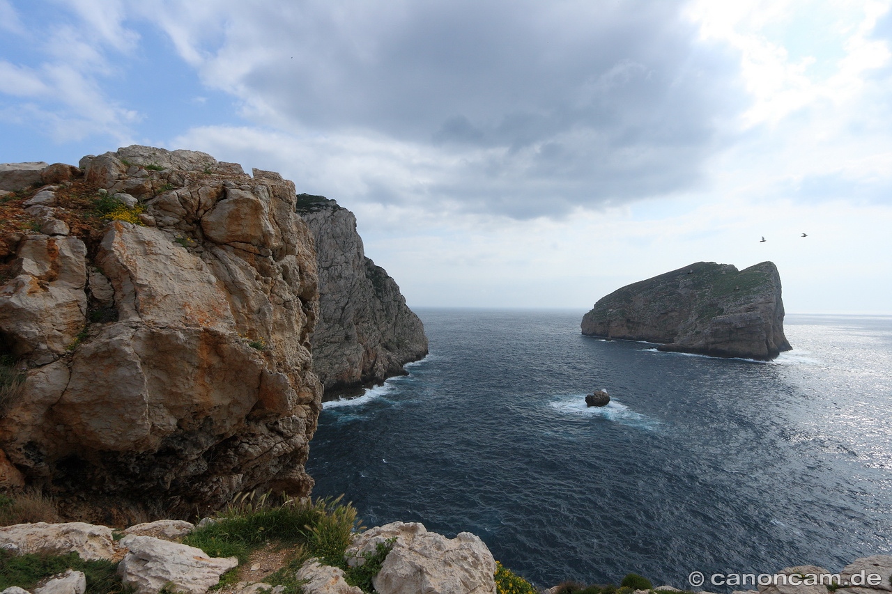 Felsklippen am Capo Caccia