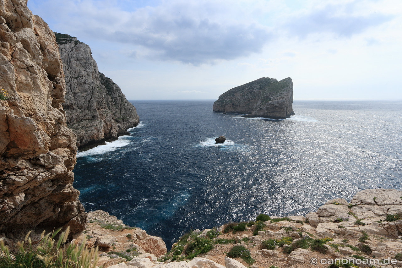 Capo Caccia mit Brandung