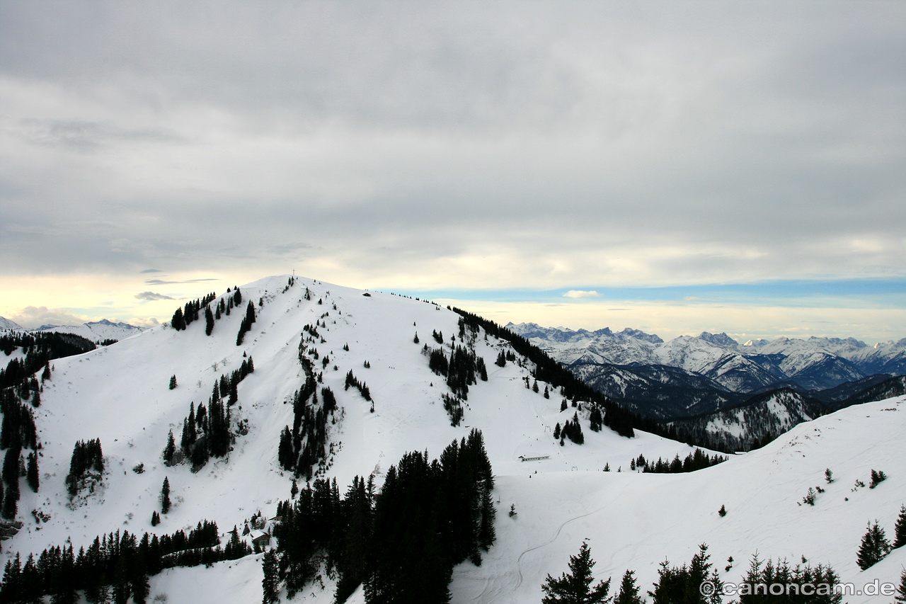 Blick ins Karwendel-Gebirge