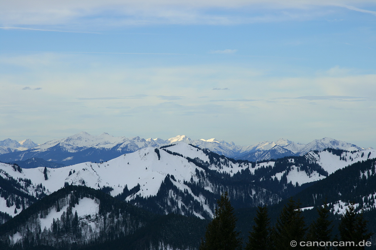 Blick ins Karwendel-Gebirge