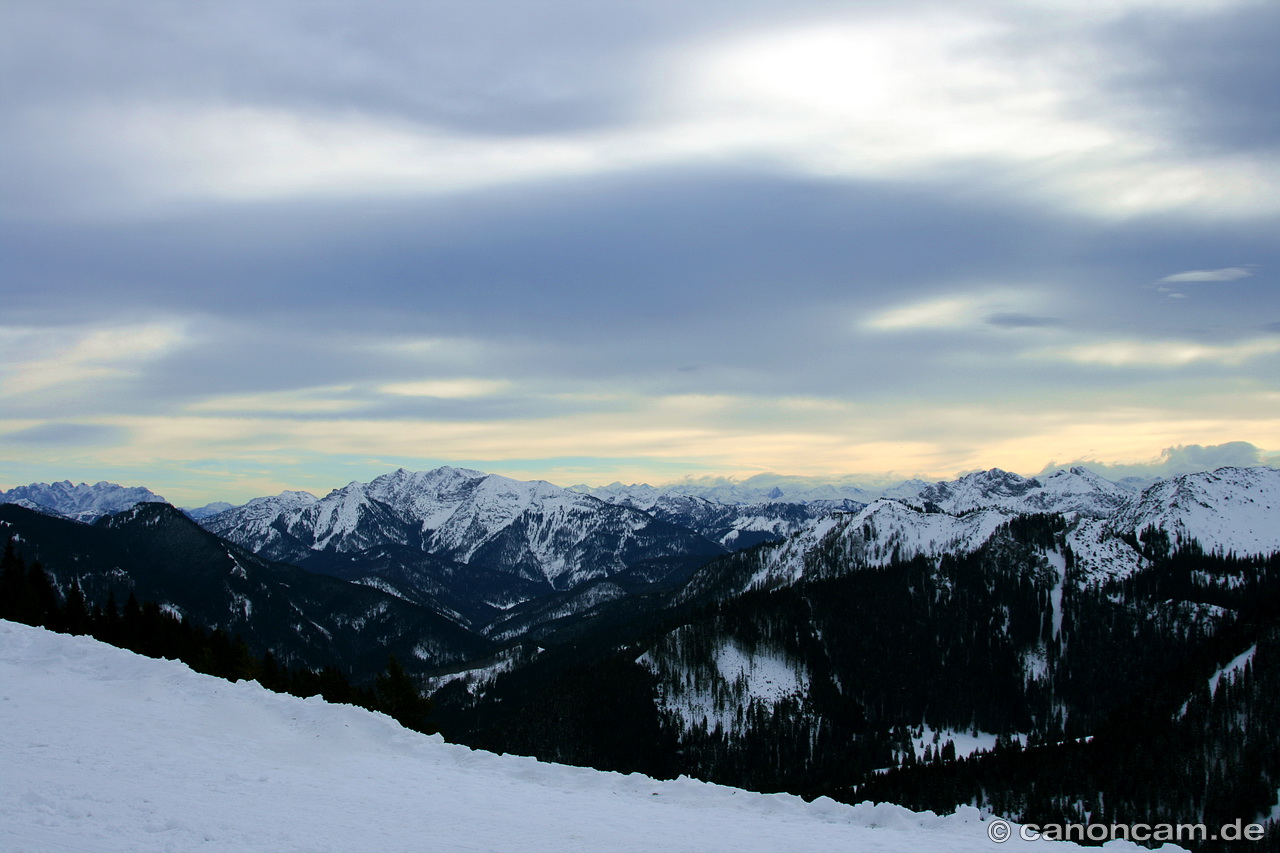 Blick ins Karwendel-Gebirge