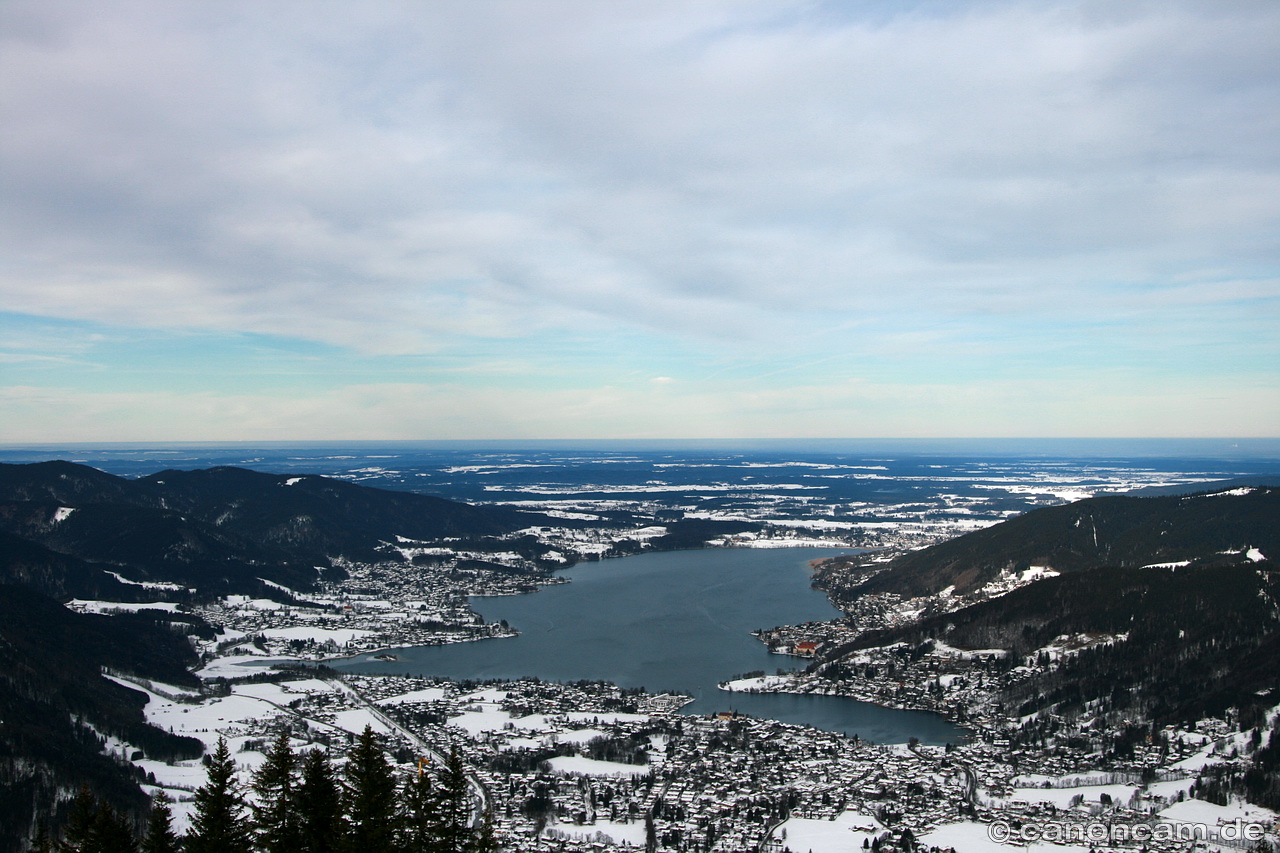 Blick auf den Tegernsee