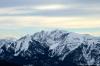 Blick in das winterliche Karwendel-Gebirge